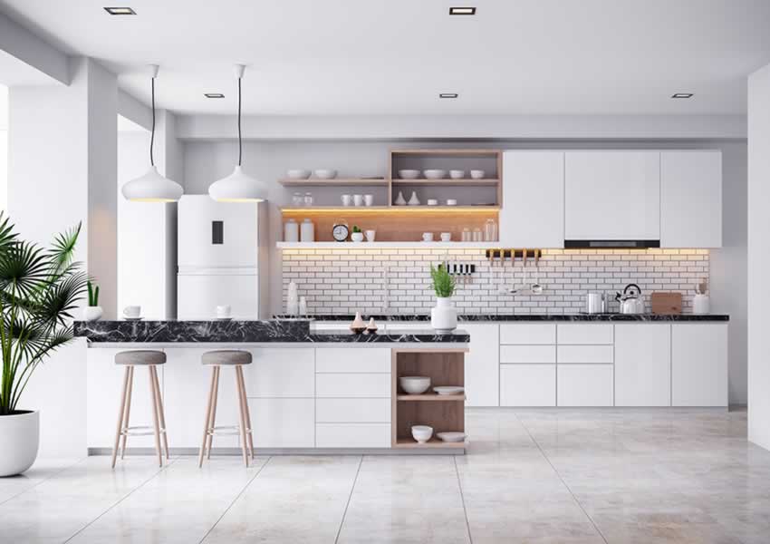 bespoke new kitchen installation