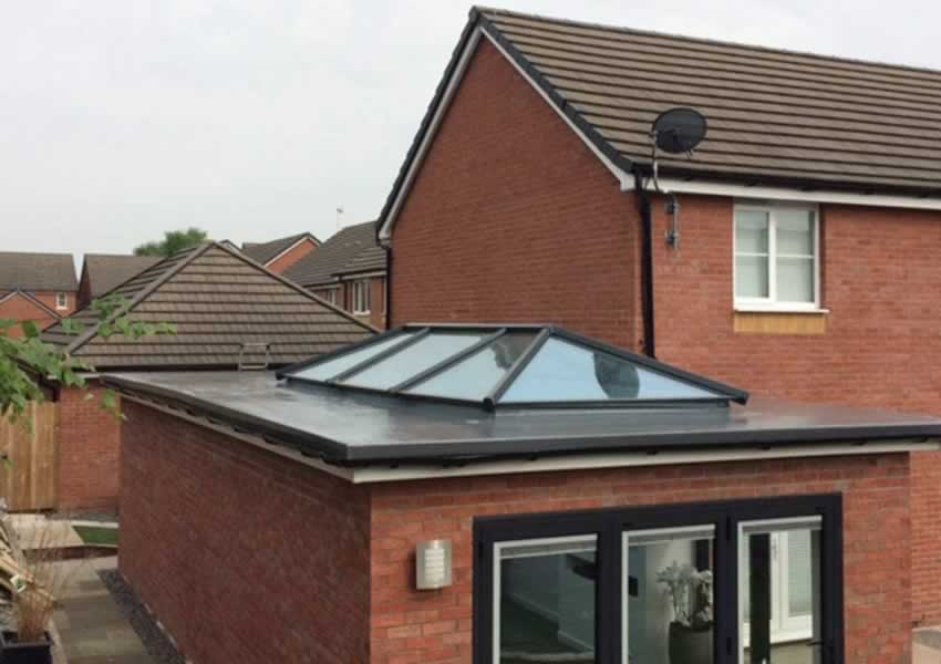 flat roof extension rooflight