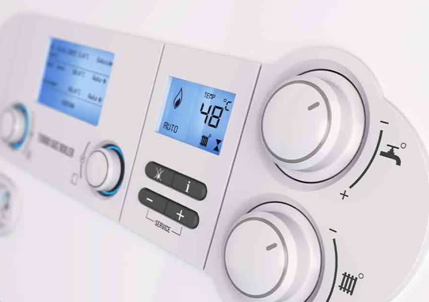 heatiing hot water boiler controls