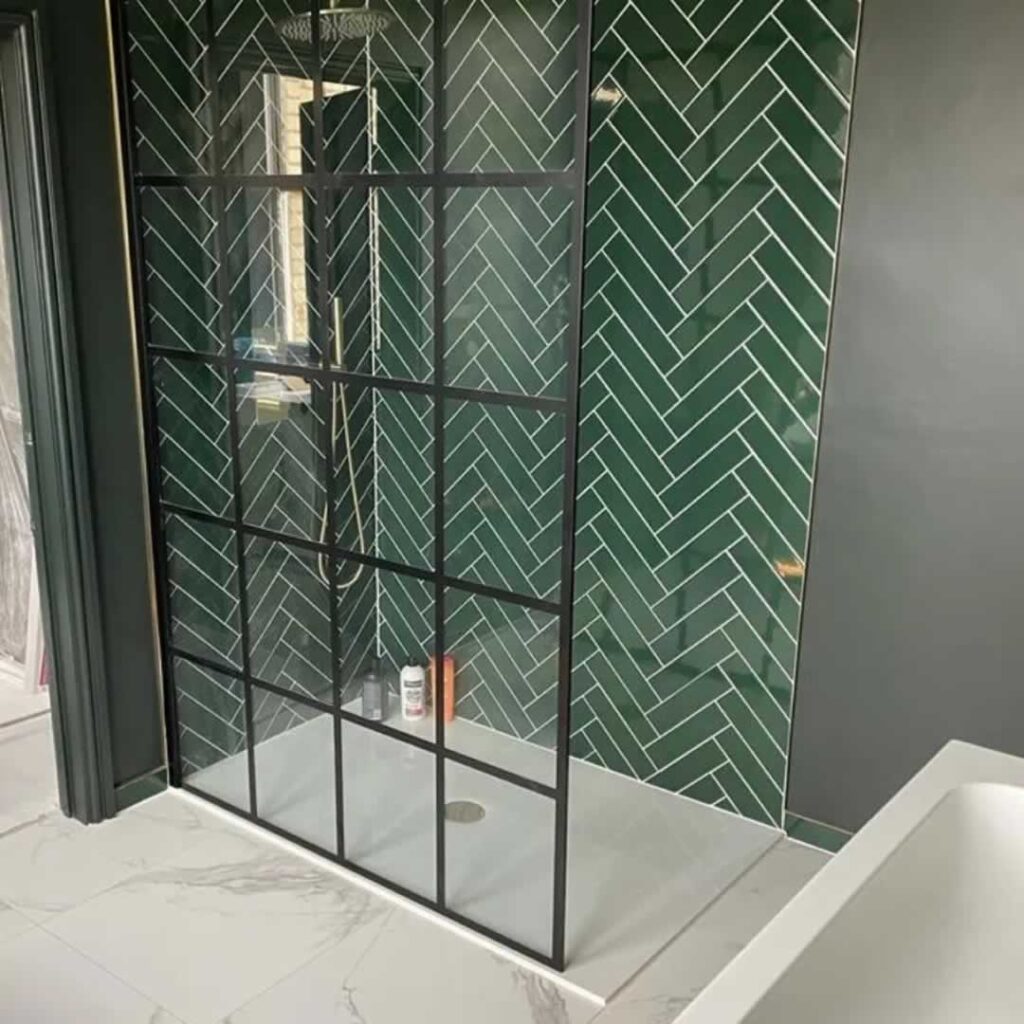 green spa like bathroom 2