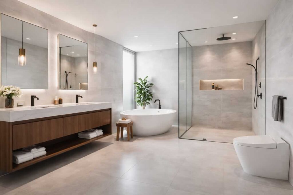 canary wharf flat bathroom refurbishment 2025-6