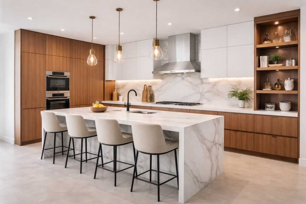 canary wharf flat kitchen refurbishment 2025-6