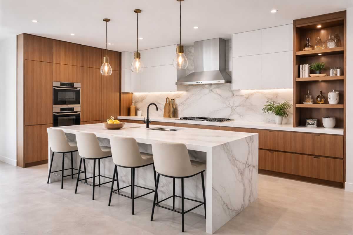 canary wharf flat kitchen 2025 6